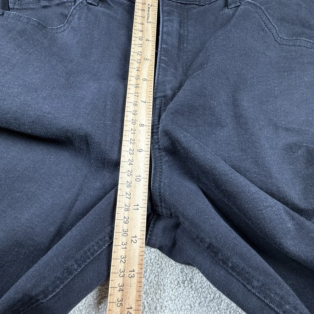 Democracy Jeans Womens 14 Black Boot Cut Stretch Denim Boho Comfort Ab Solution